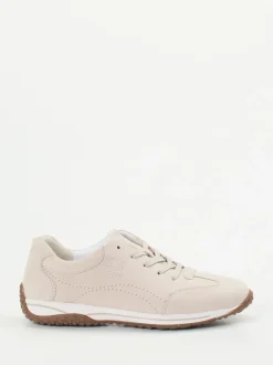 Gabor Comfort – Sneaker aus Nubukleder in Beige