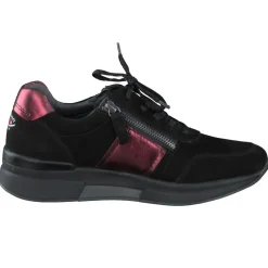 Gabor Comfort – Sneaker aus Nubukleder in Schwarz