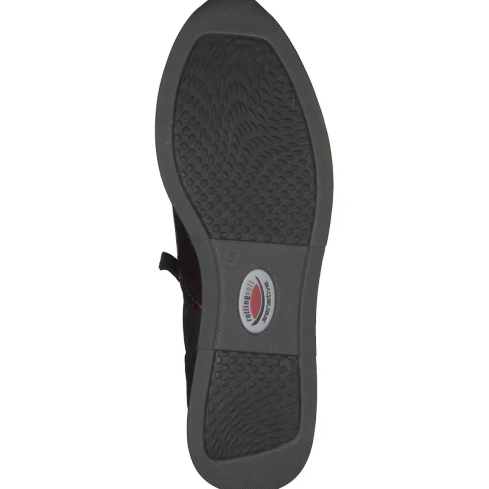 Gabor Comfort – Sneaker aus Nubukleder in Schwarz