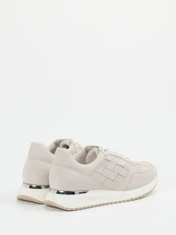 Gabor Comfort – Sneaker aus Nubukleder in Flechtoptik