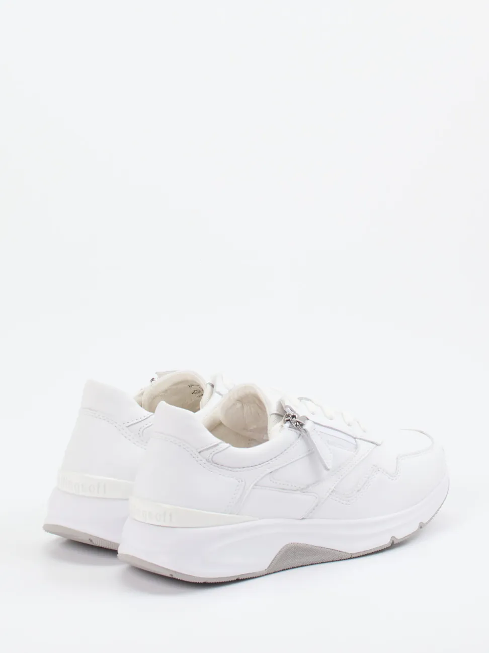 Gabor Comfort – Sneaker aus Kalbleder weiß