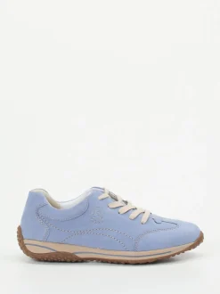 Gabor Comfort – Sneaker aus Nubukleder hellblau