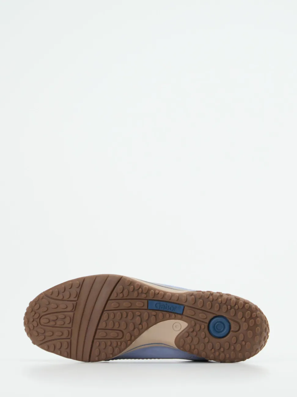 Gabor Comfort – Sneaker aus Nubukleder hellblau