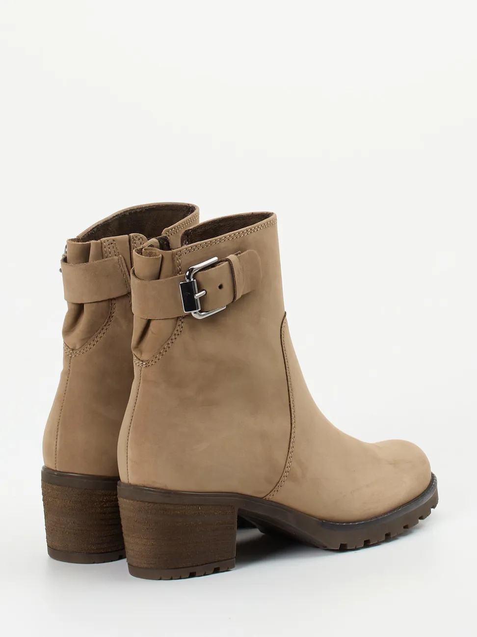 Gabor Comfort – Stiefeletten aus Nubukleder beige