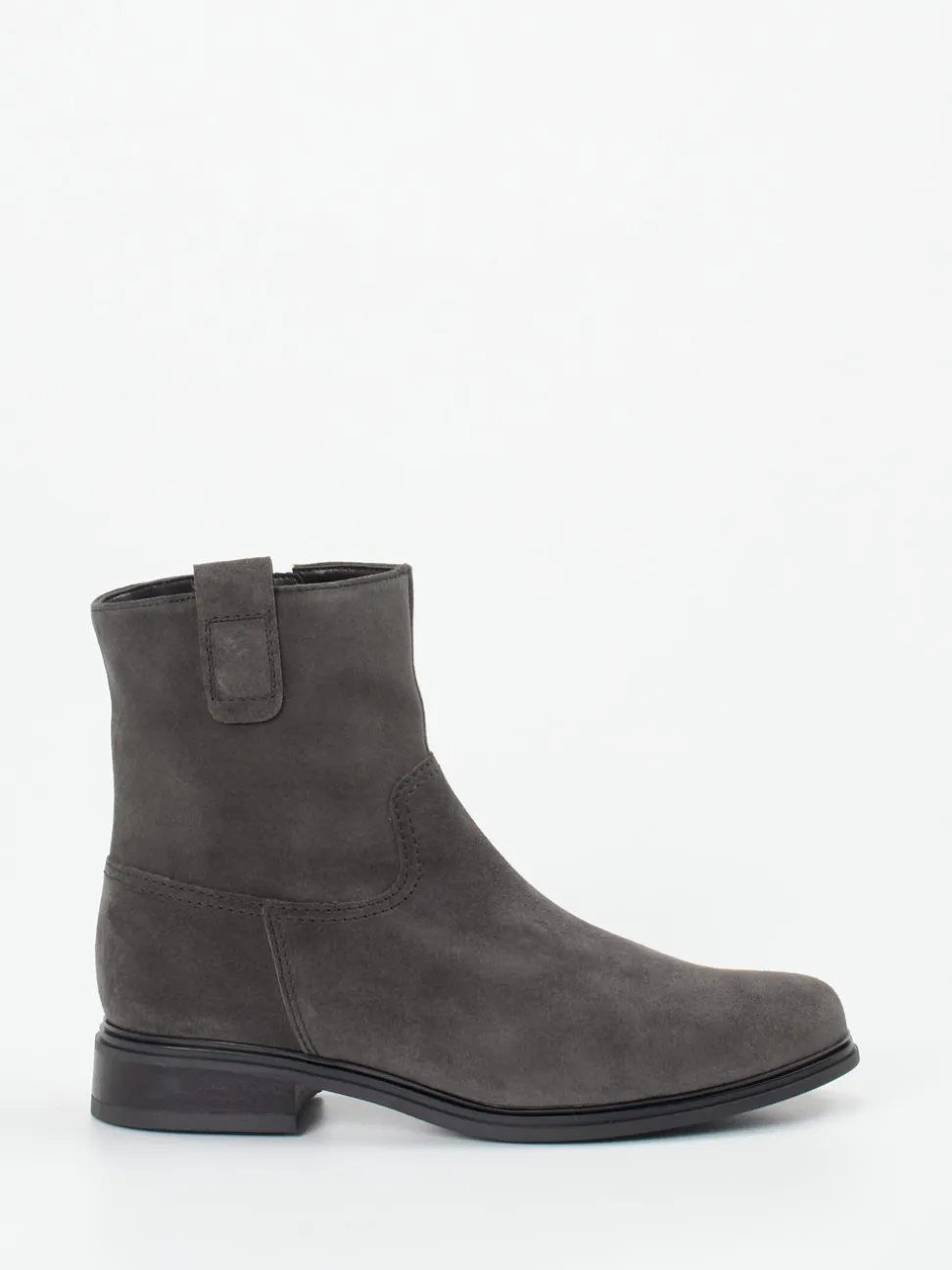 Gabor Comfort – Stiefelette aus Veloursleder Grau
