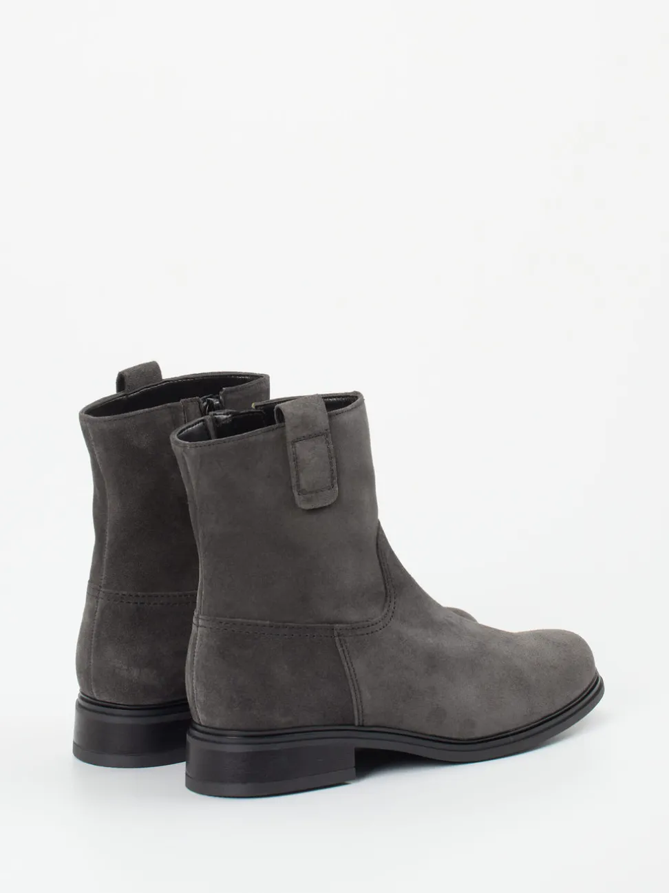 Gabor Comfort – Stiefelette aus Veloursleder Grau