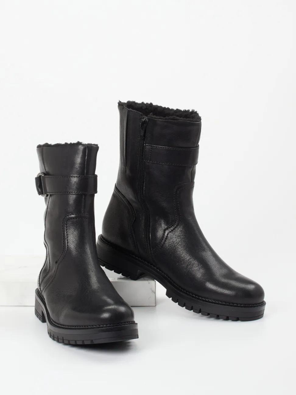 Gabor Comfort – Stiefelette aus Kalbleder Schwarz