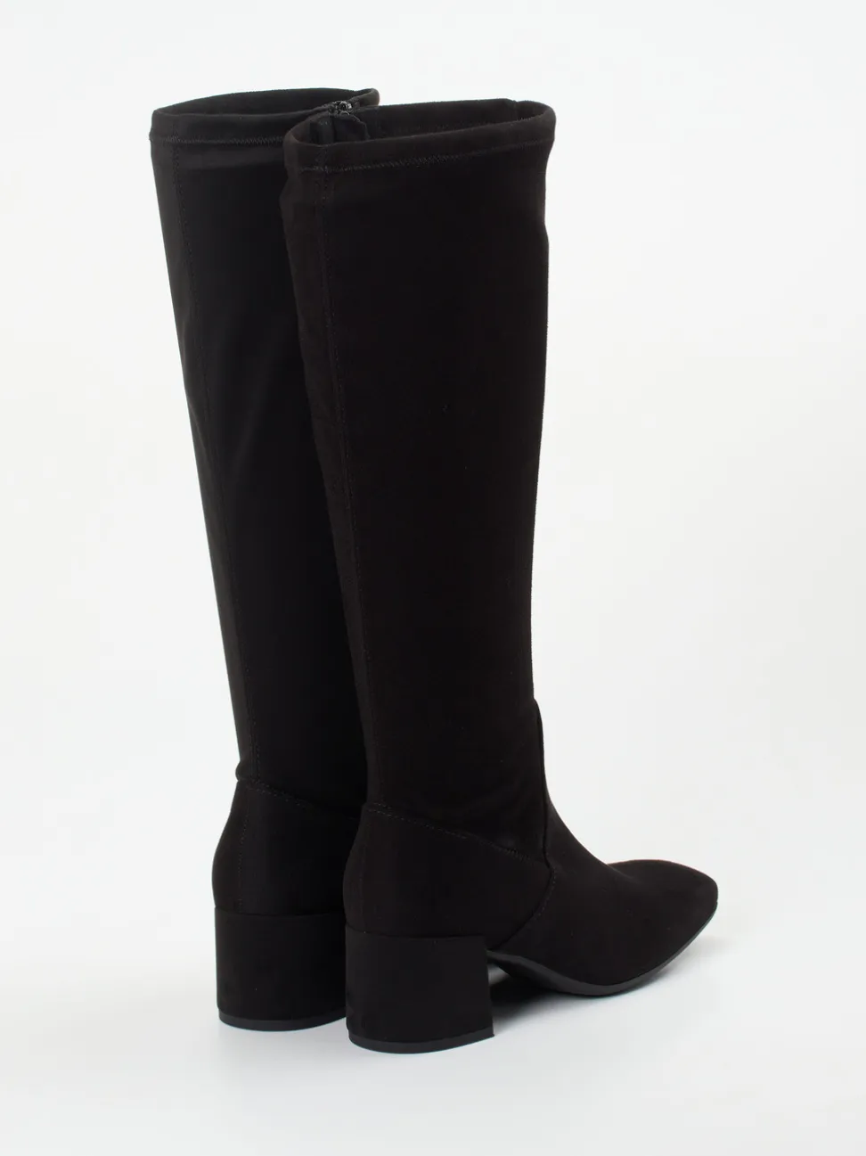 Gabor Comfort – Stretch-Stiefel aus Veloursleder schwarz