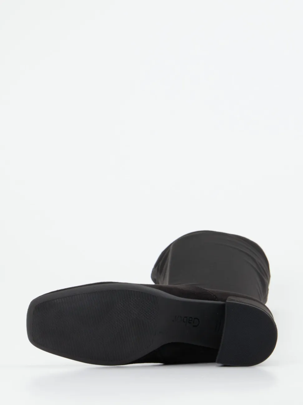Gabor Comfort – Stretch-Stiefel aus Veloursleder schwarz