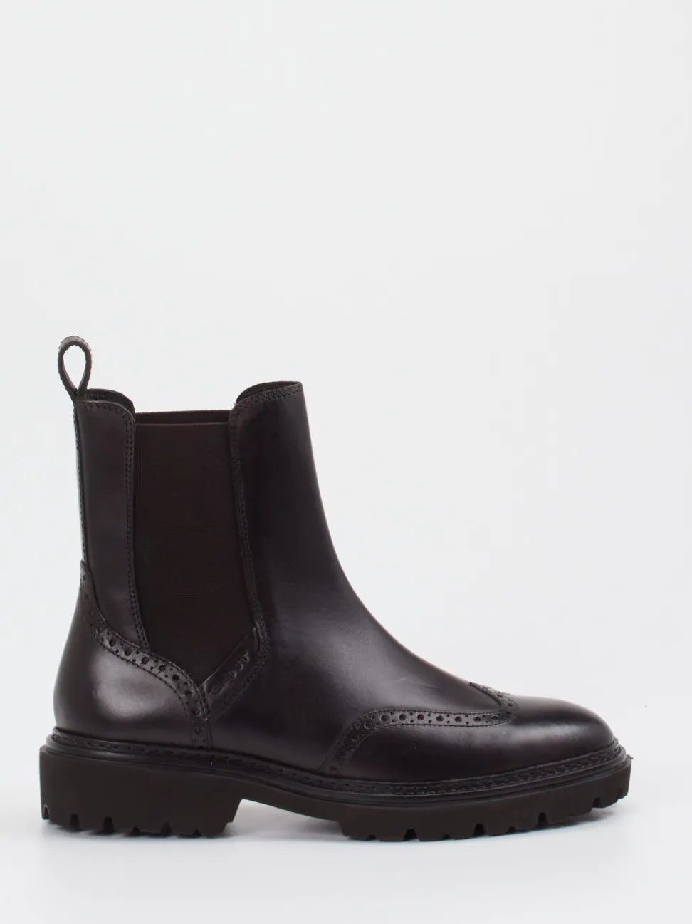 Gant – Chelsea Boots aus Kalbleder Dunkelbraun