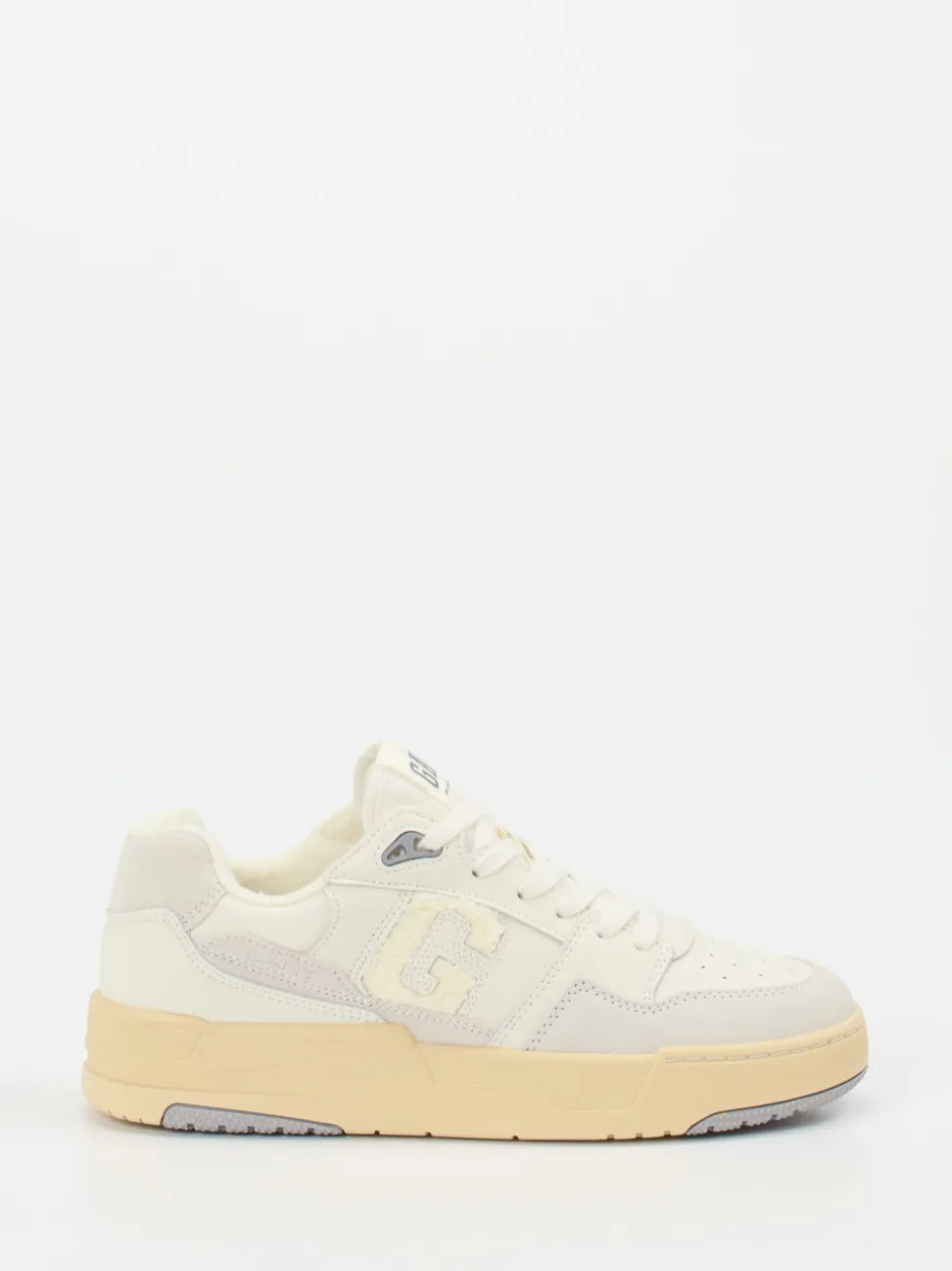 Gant – Sneaker aus Kalbleder in Cremeweiß