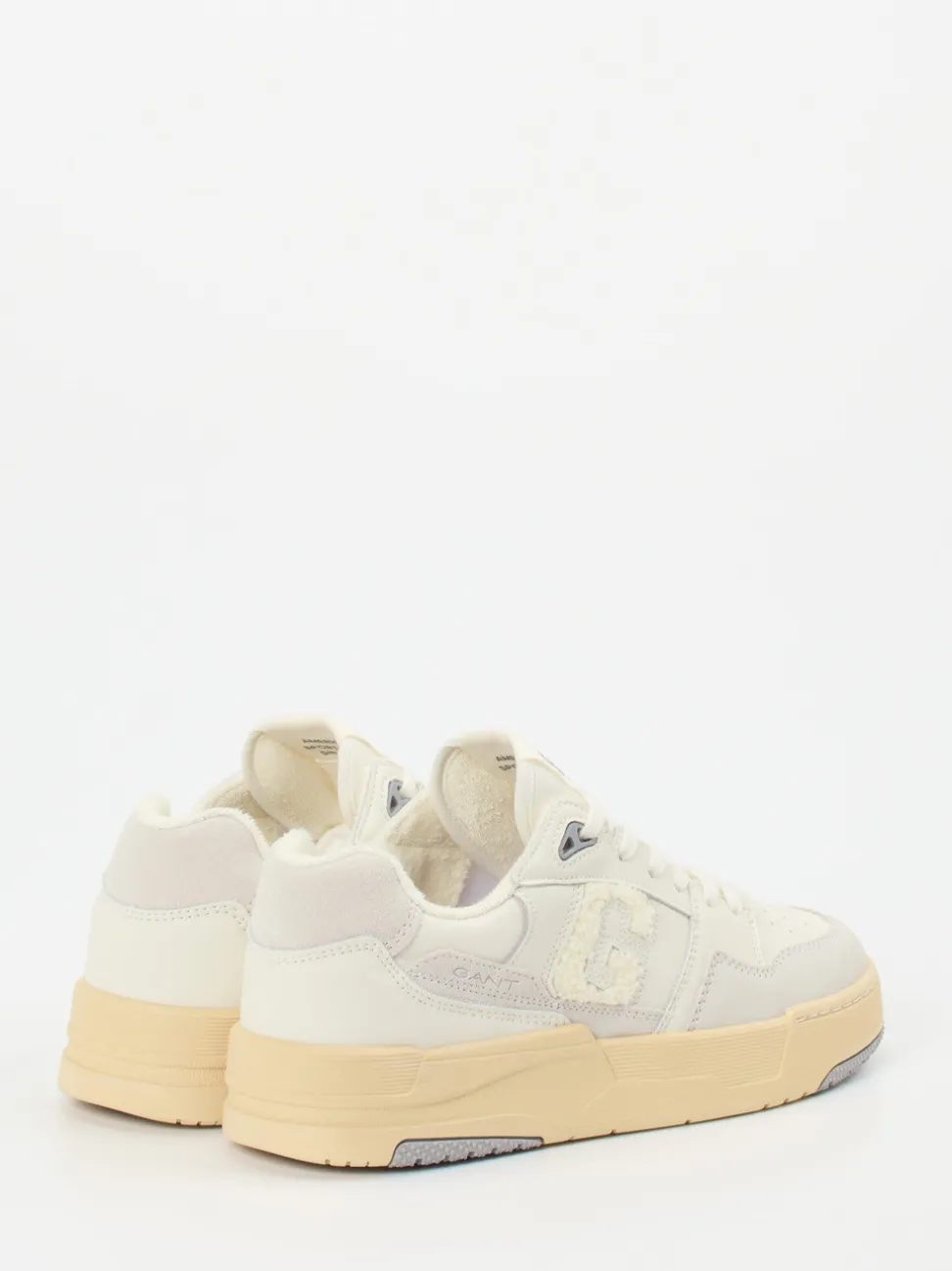Gant – Sneaker aus Kalbleder in Cremeweiß