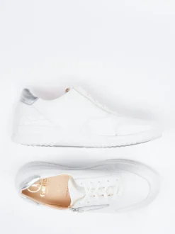 Ganter – Komfort-Sneaker aus Kalbleder Weiß