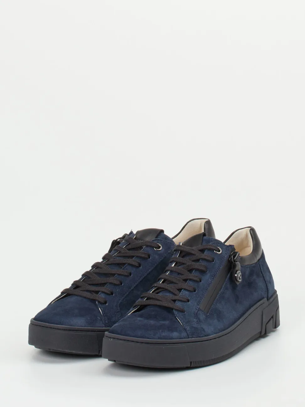 Ganter – Sneaker aus Veloursleder dunkelblau