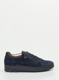 Ganter – Sneaker aus Veloursleder dunkelblau