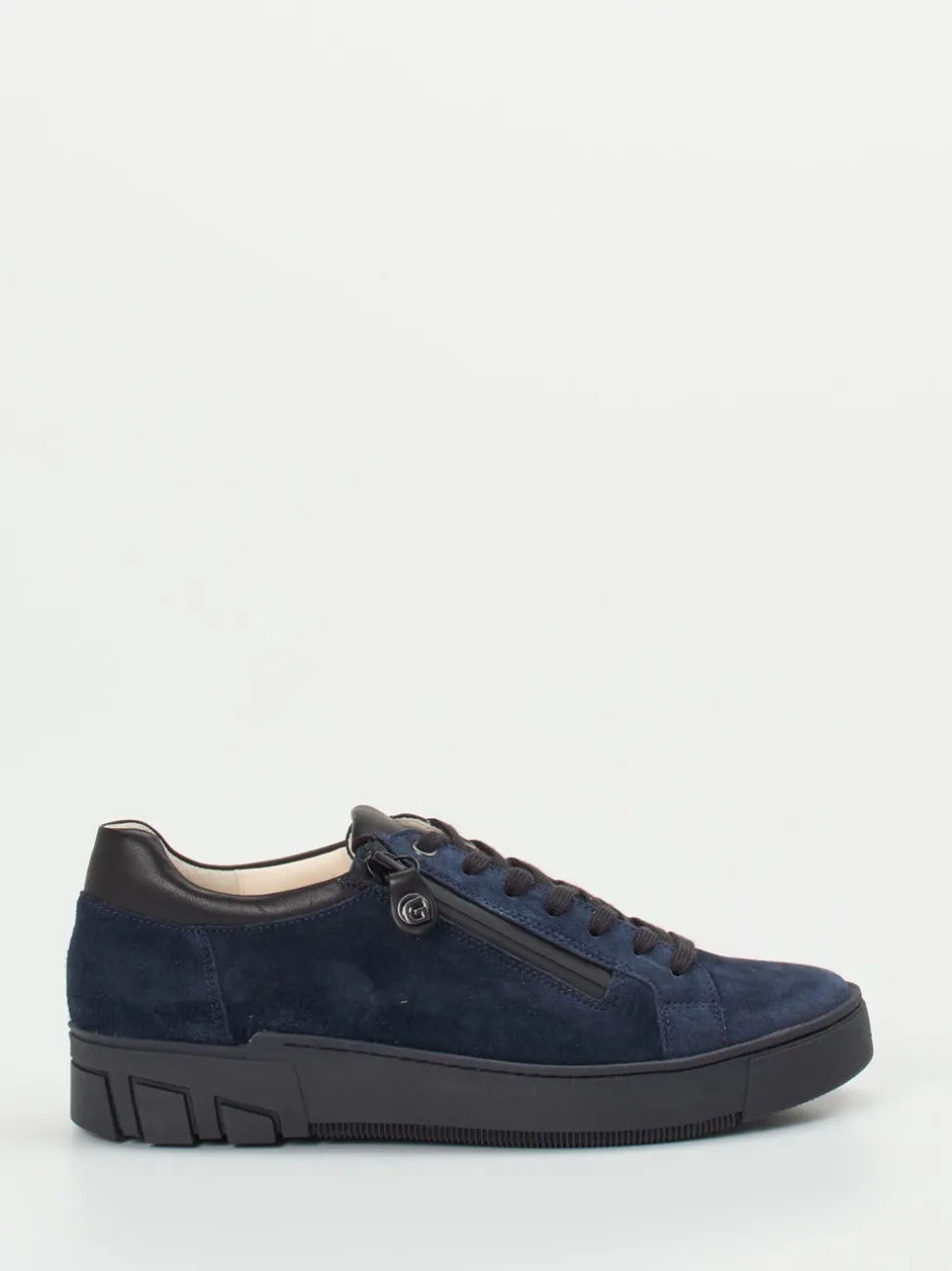 Ganter – Sneaker aus Veloursleder dunkelblau