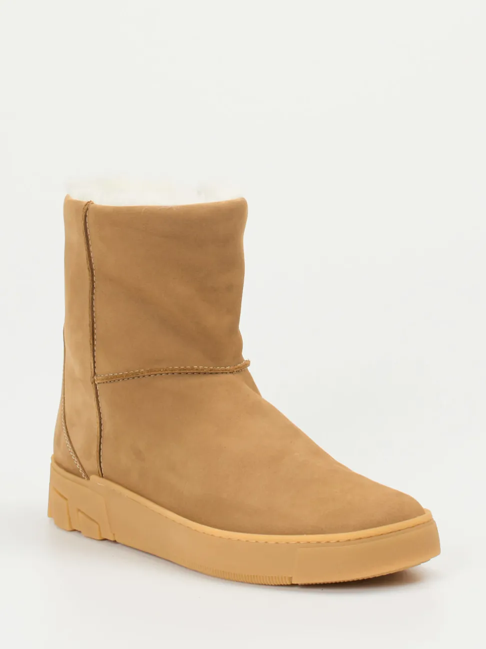 Ganter – Stiefelette aus Nubukleder camelbraun
