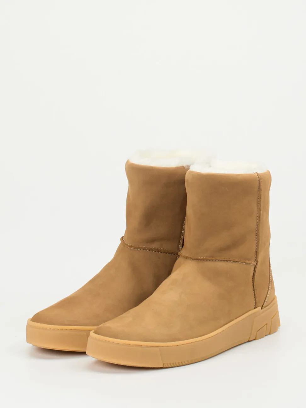 Ganter – Stiefelette aus Nubukleder camelbraun