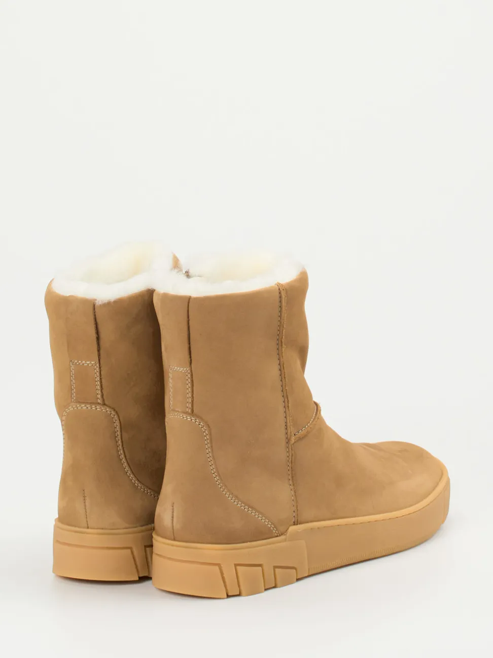 Ganter – Stiefelette aus Nubukleder camelbraun