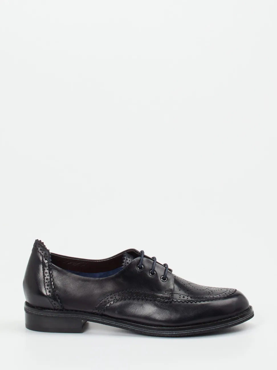 Ginger & Glove – Brogues aus Lammleder in Schwarz