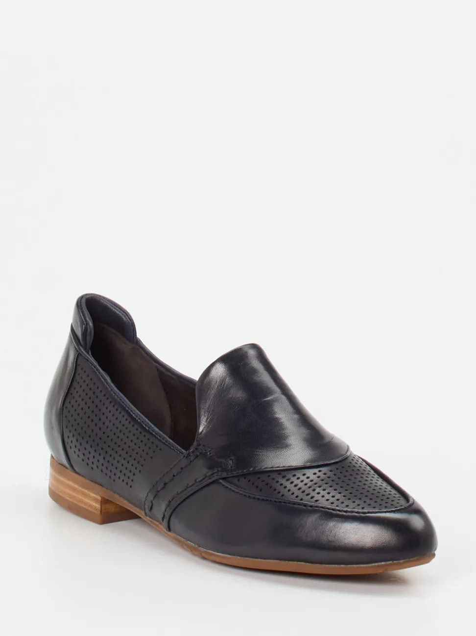 Ginger & Glove – Loafer aus Lammleder Dunkelblau
