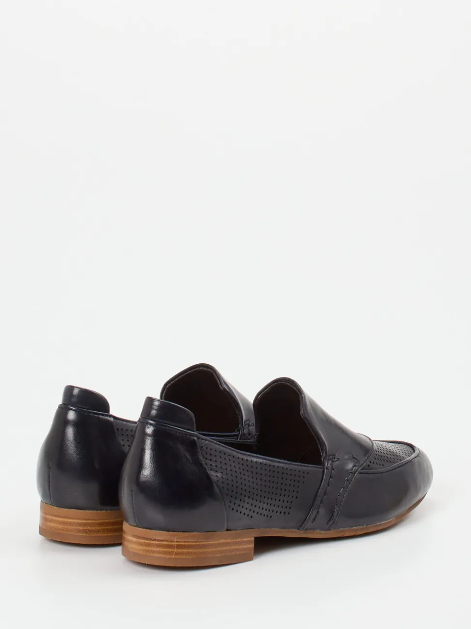 Ginger & Glove – Loafer aus Lammleder Dunkelblau