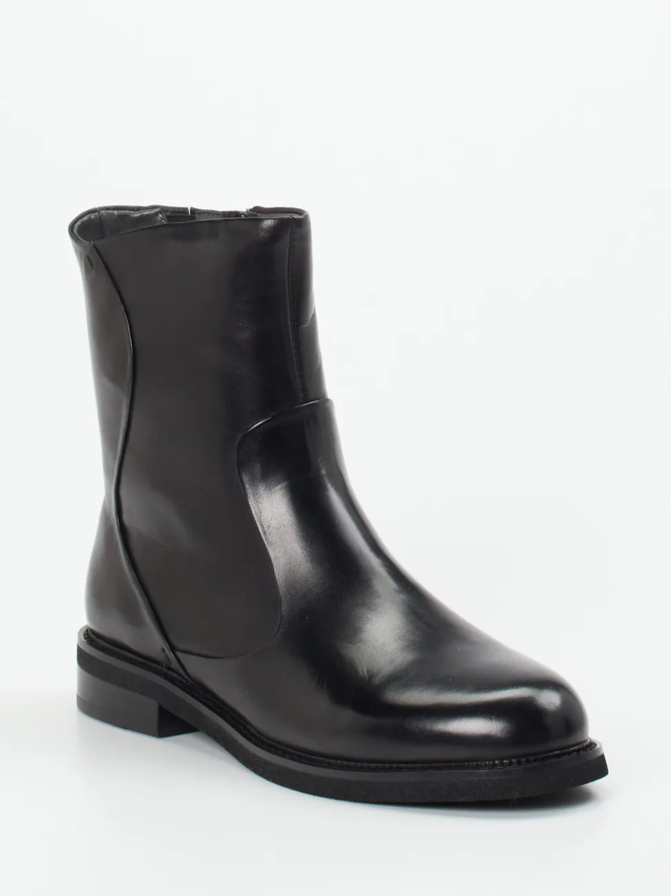Ginger & Glove – Stiefeletten aus Kalbleder Schwarz