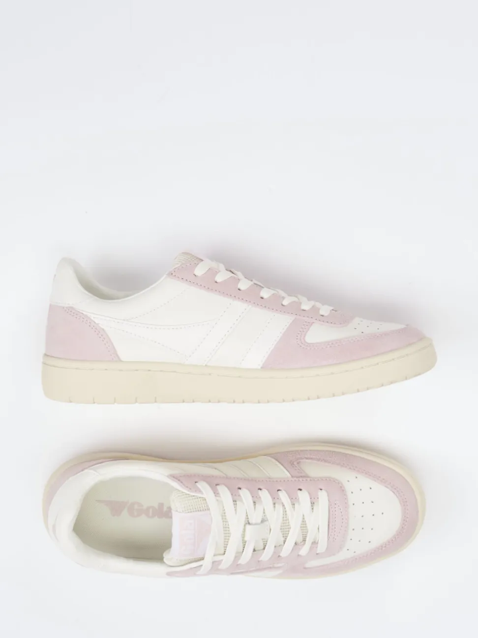 Gola – Retro-Sneaker aus Leder in Cremeweiß
