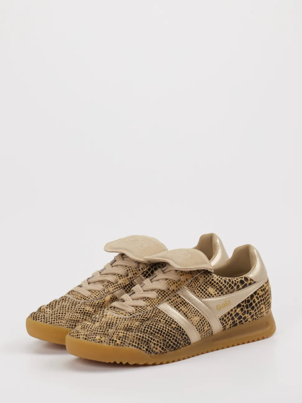 Gola – Retro-Sneaker aus Leder mit Schlangenprägung