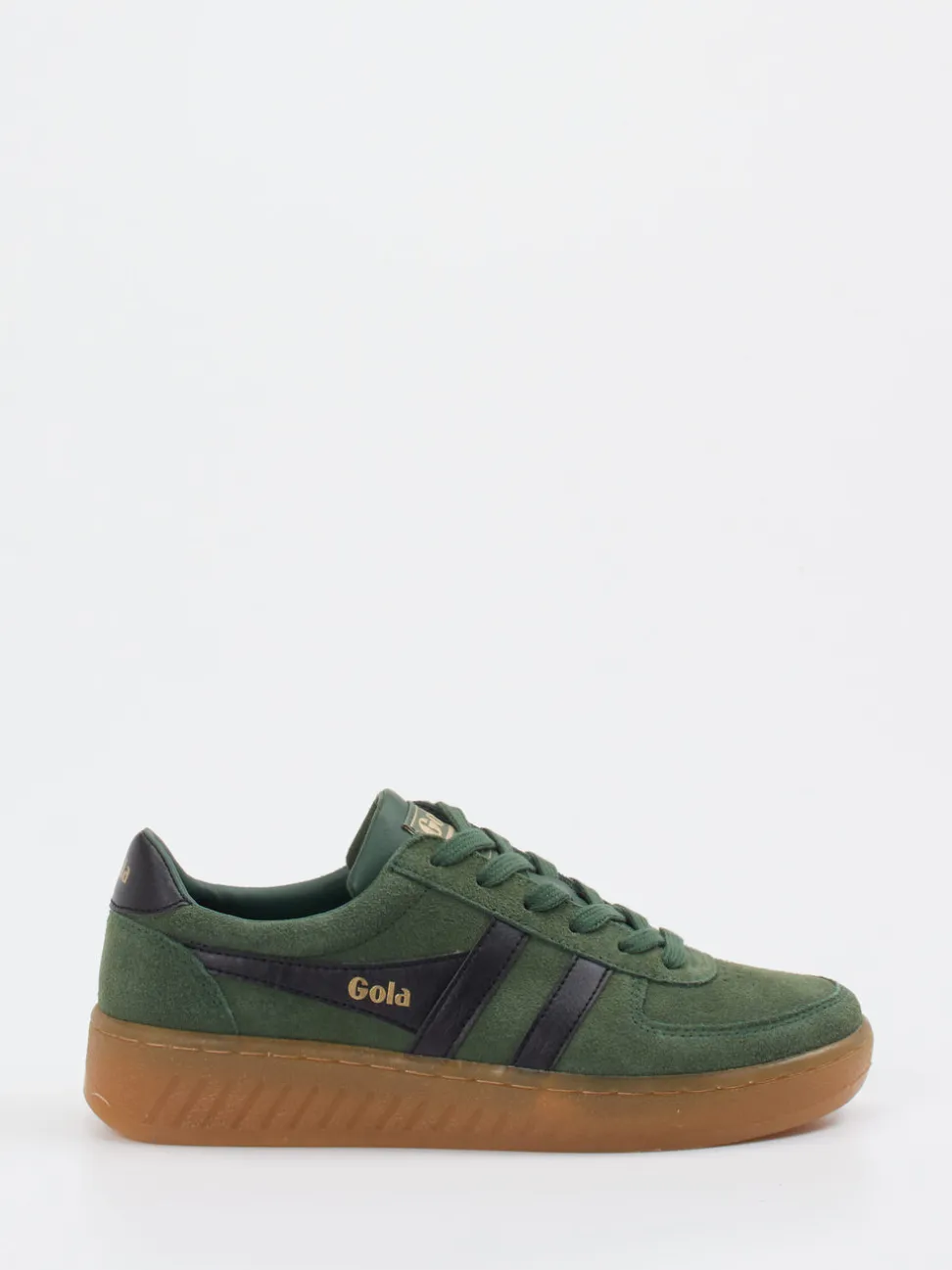 Gola – Retro-Sneaker aus Veloursleder grün