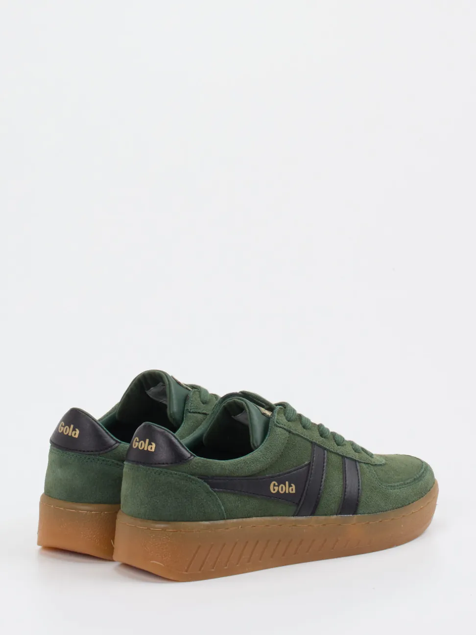 Gola – Retro-Sneaker aus Veloursleder grün