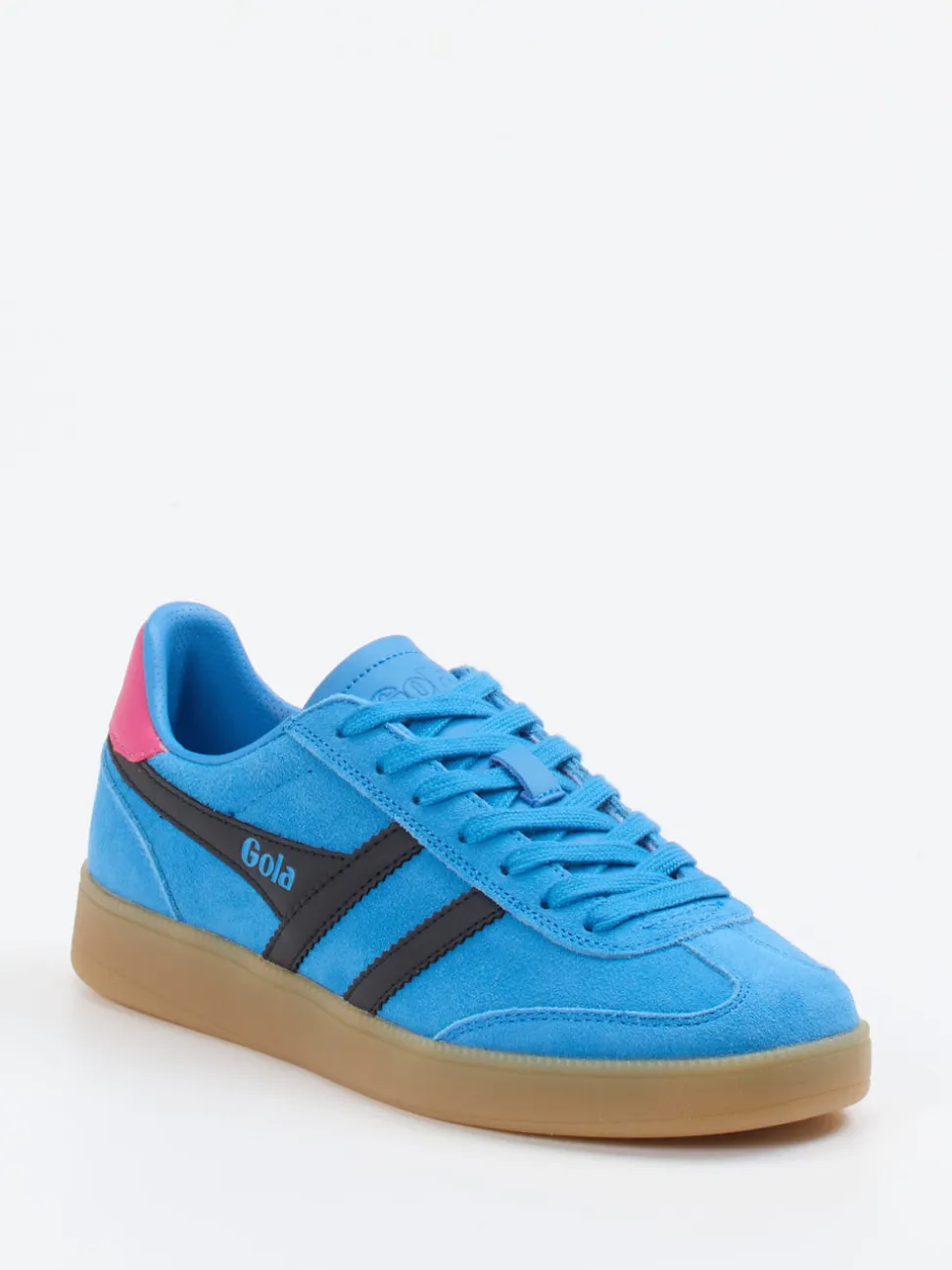 Gola – Retro-Sneaker aus Veloursleder Blau