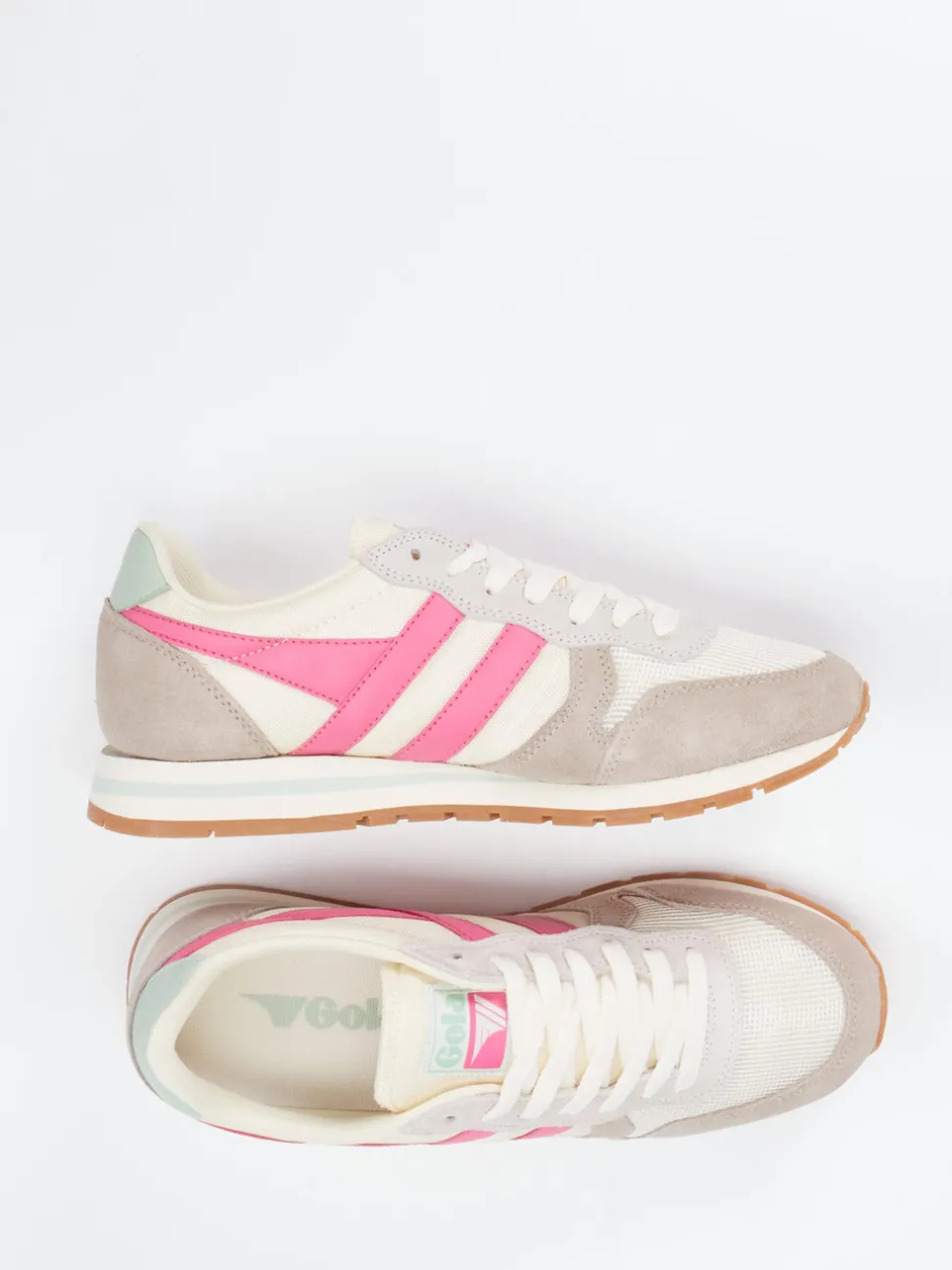 Gola – Sneaker aus Veloursleder cremeweiß