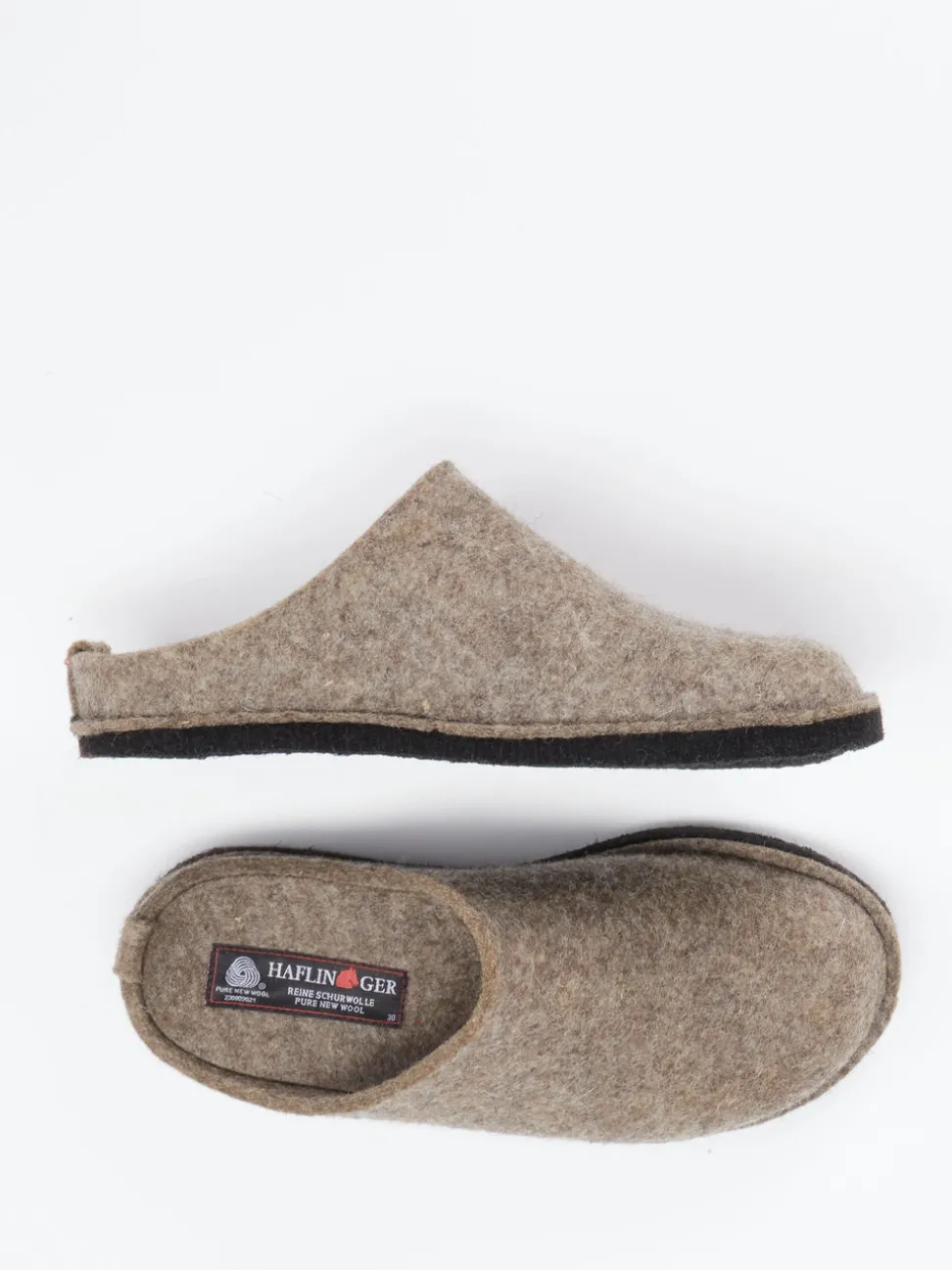 Haflinger – Filzpantoffeln aus Schurwolle beige