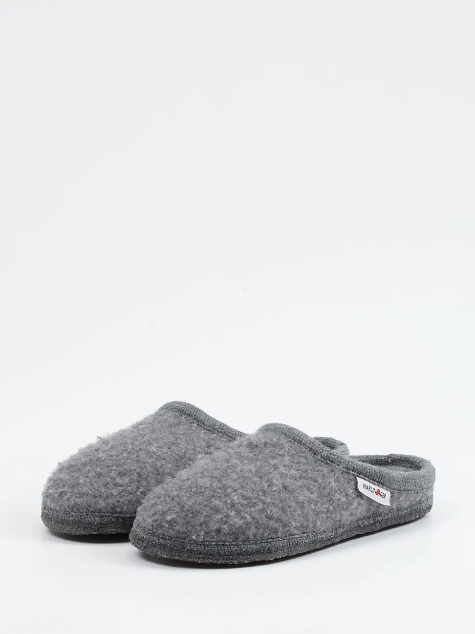 Haflinger – Hausschuh aus Wollfilz grau