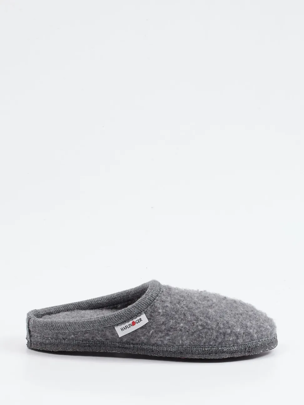 Haflinger – Hausschuh aus Wollfilz grau