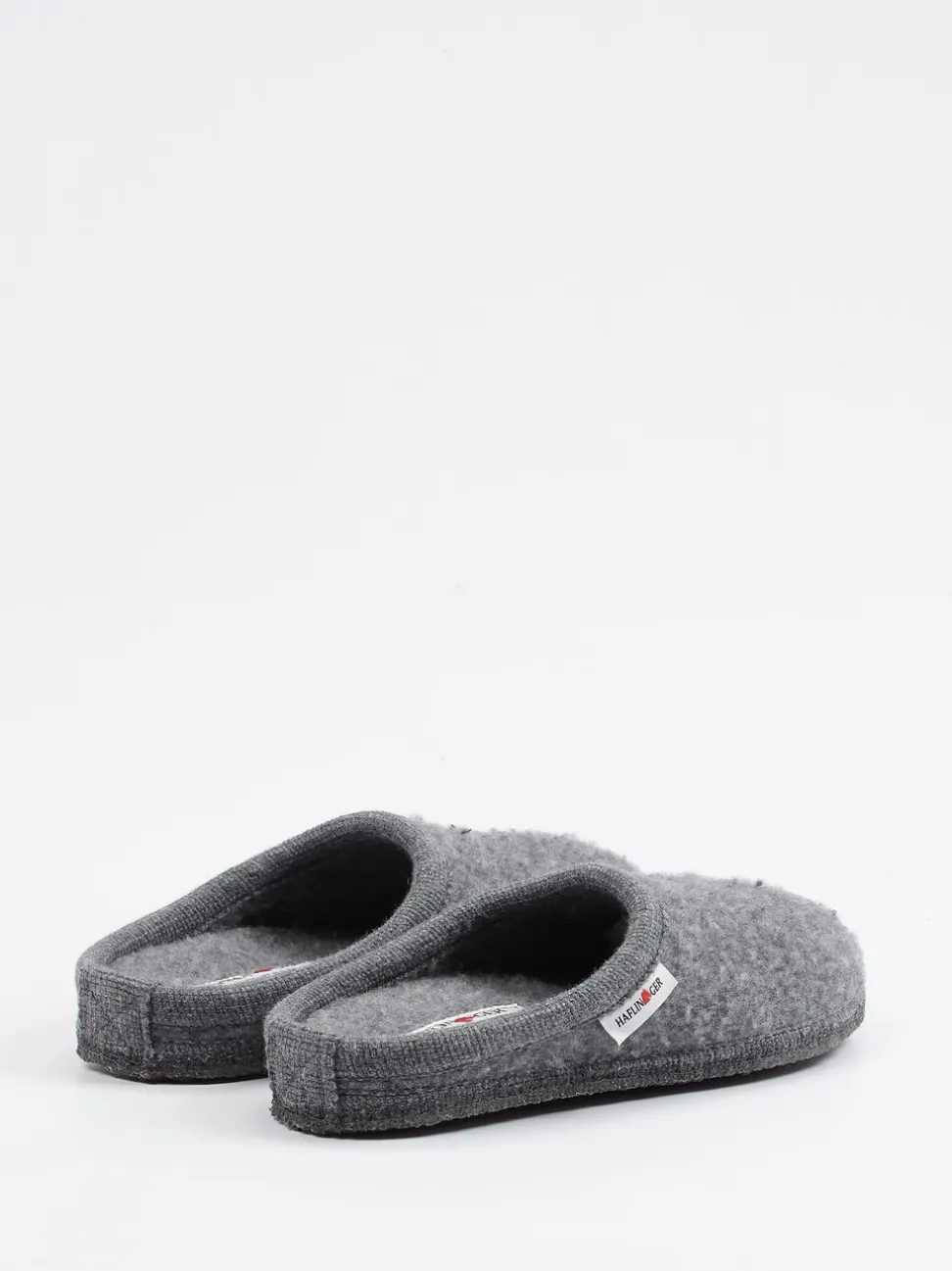 Haflinger – Hausschuh aus Wollfilz grau