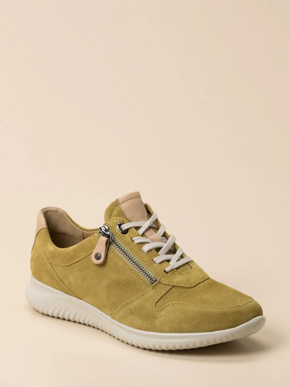 Hartjes – Komfort-Sneaker aus Veloursleder grün
