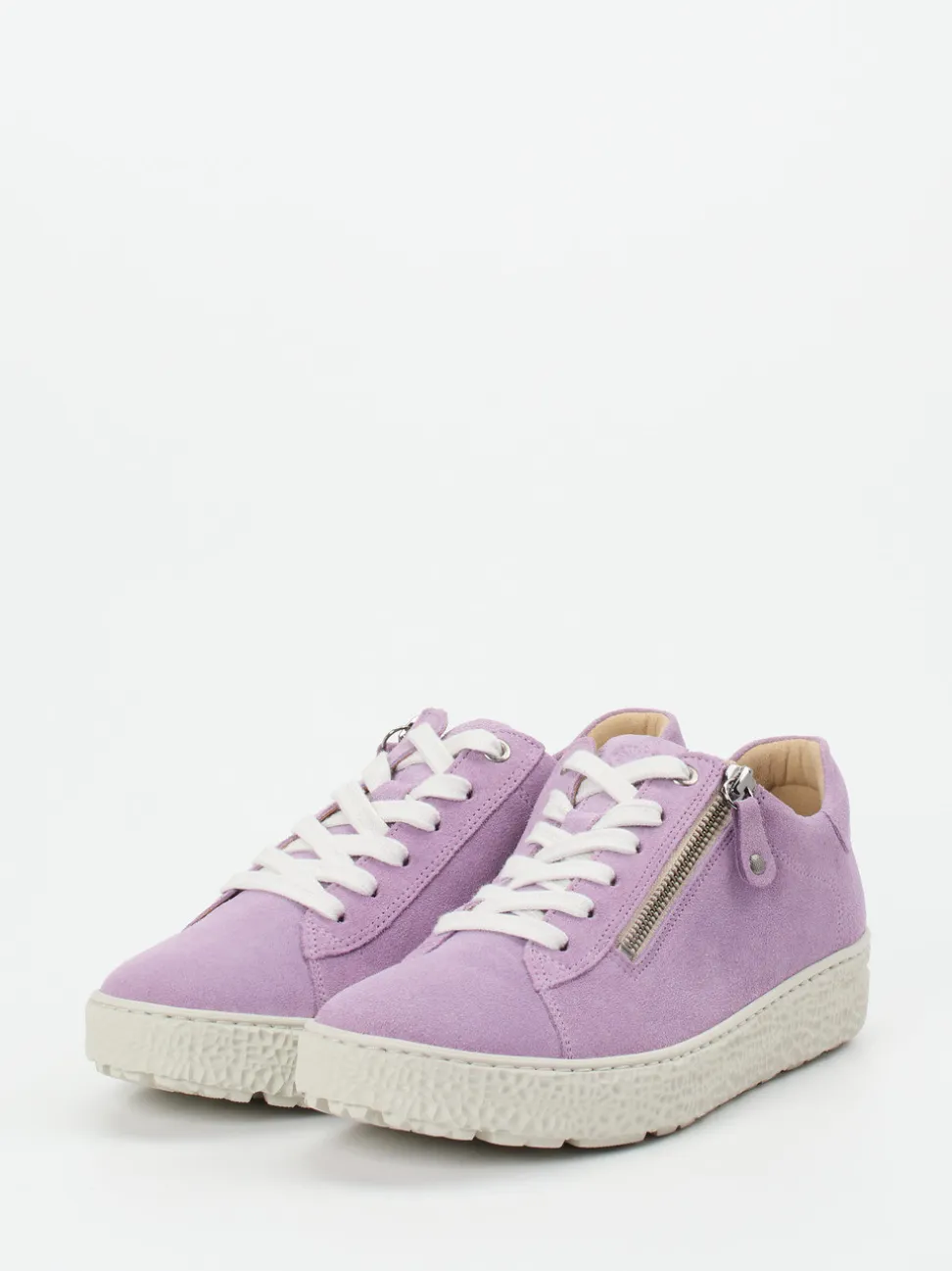 Hartjes – Sneaker aus Veloursleder in Flieder