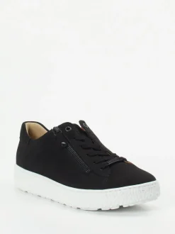 Hartjes – Sneaker aus Veloursleder Schwarz