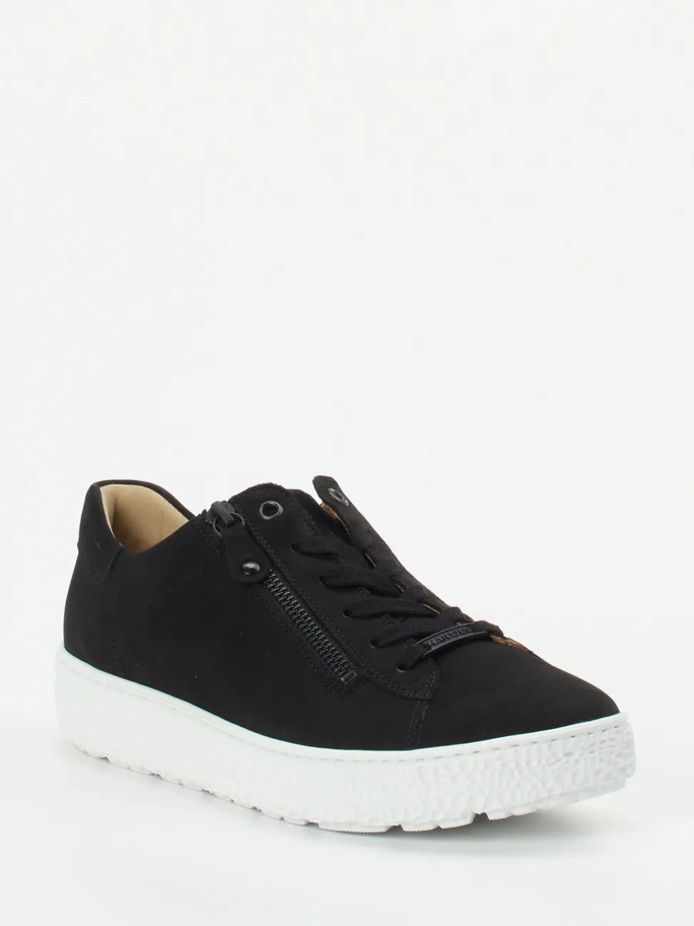 Hartjes – Sneaker aus Veloursleder Schwarz
