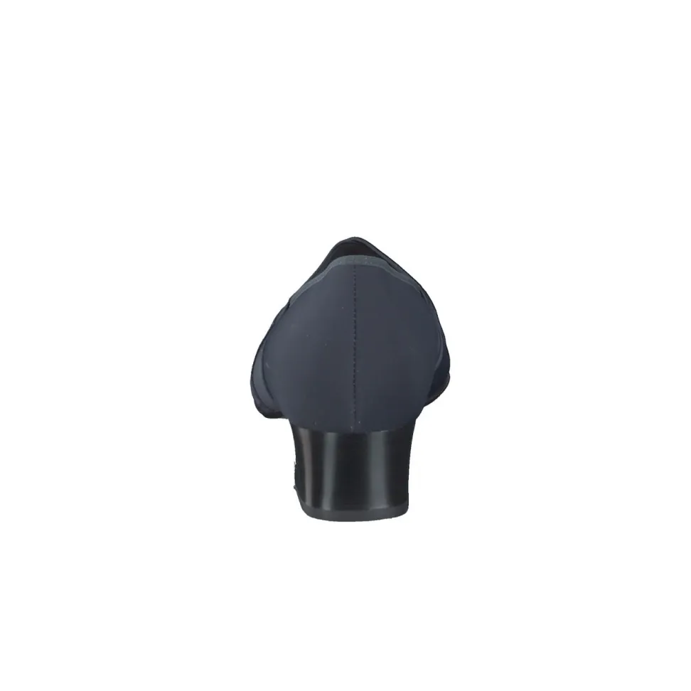Hassia – Komfortpumps aus Textil dunkelblau