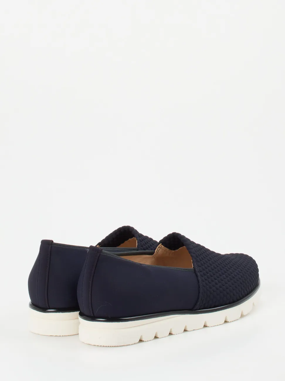 Hassia – Komfort-Slipper aus Textil Dunkelblau