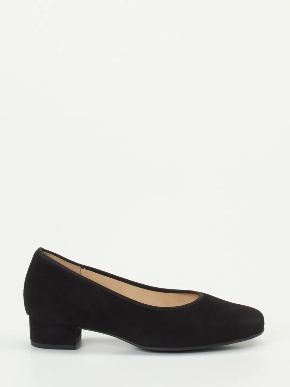 Hassia – Pumps aus Veloursleder in Schwarz