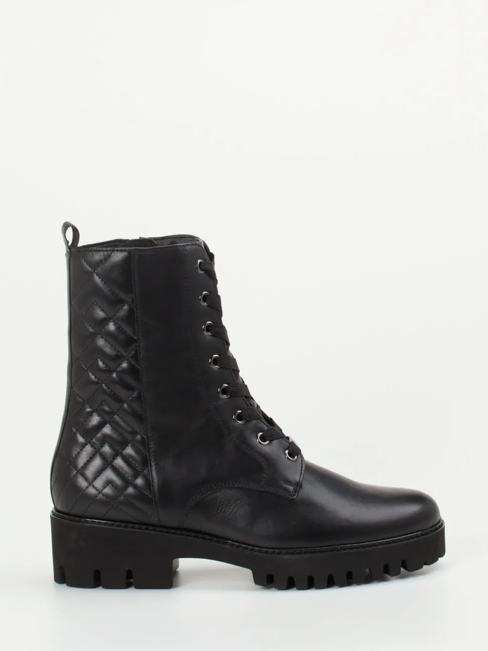 Hassia – Schnürboots aus Kalbleder Schwarz