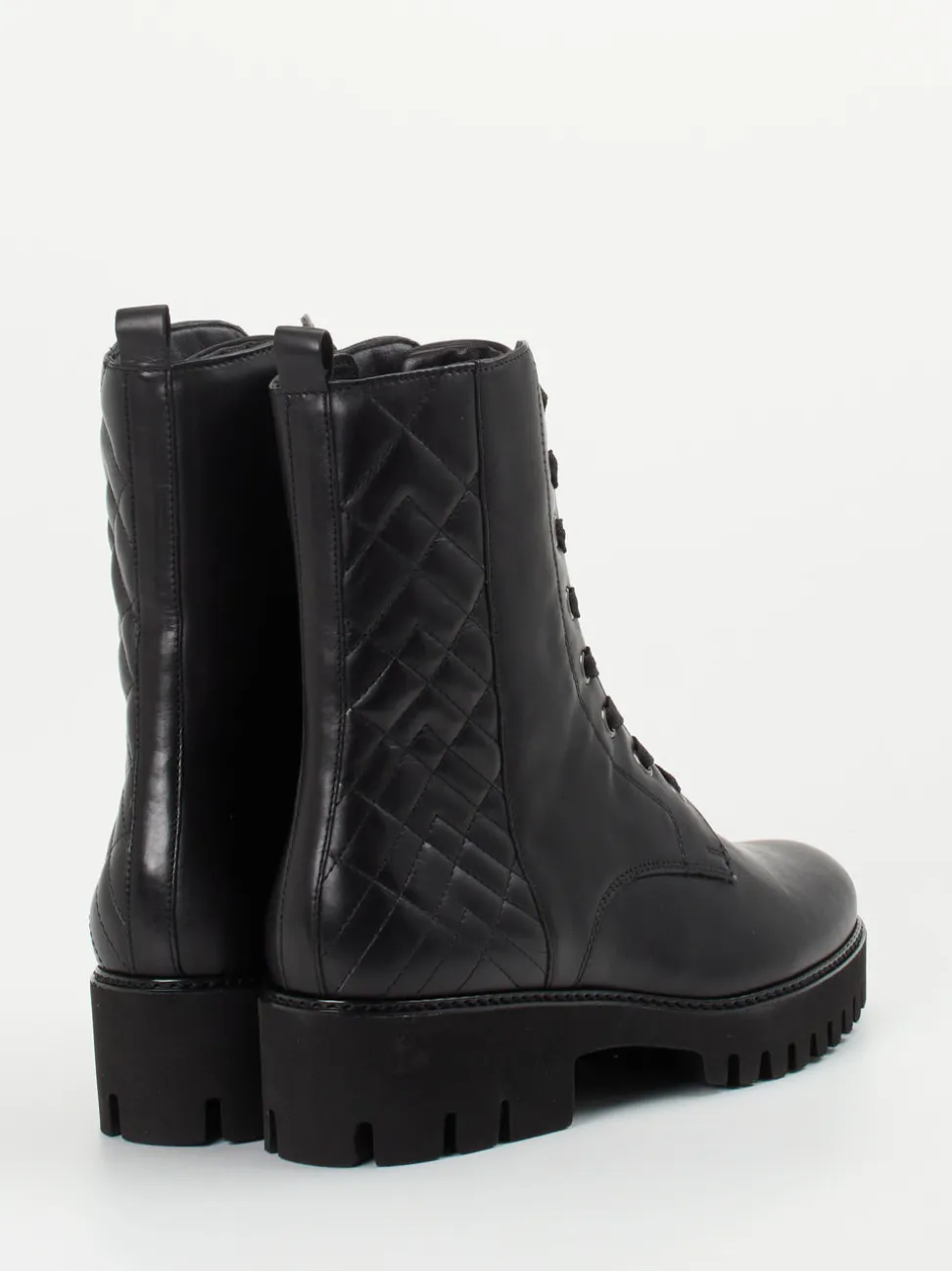 Hassia – Schnürboots aus Kalbleder Schwarz