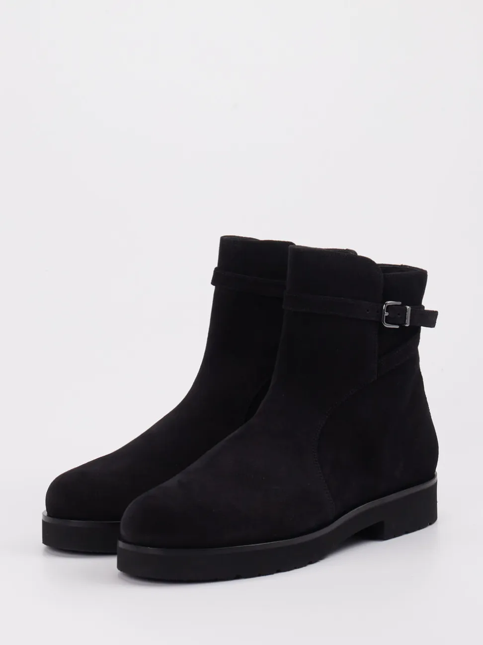 Hassia – Stiefelette aus Veloursleder schwarz
