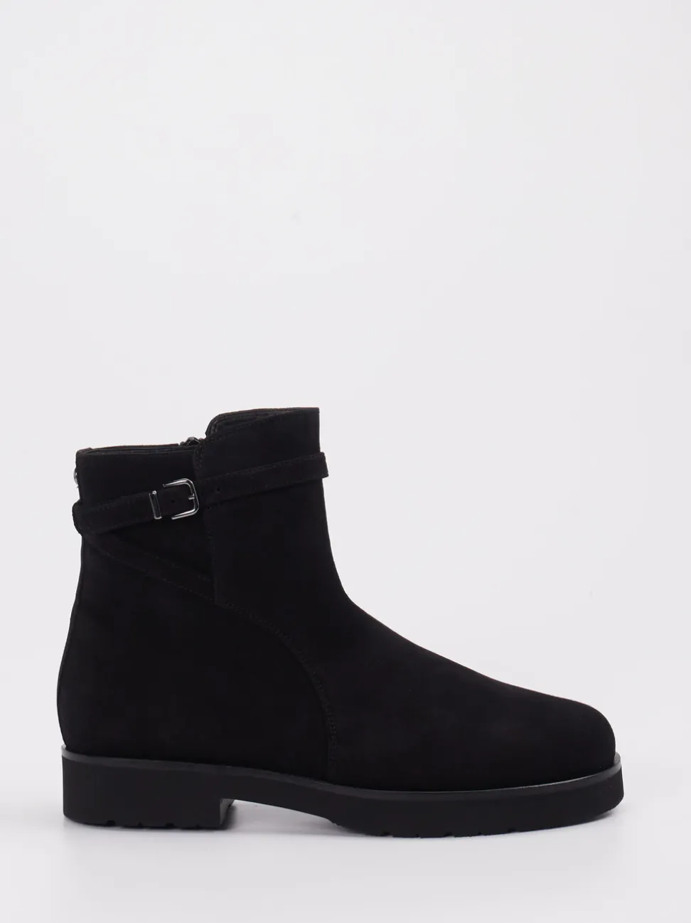 Hassia – Stiefelette aus Veloursleder schwarz