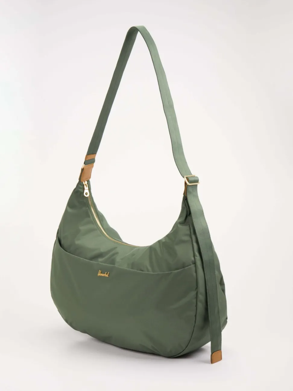 Herschel – Hobo Bag aus recyceltem Polyester Khaki