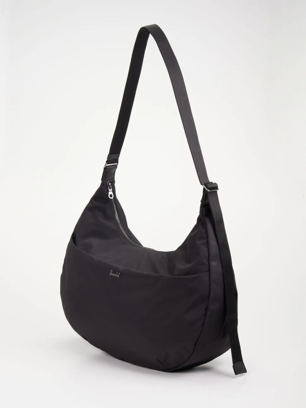 Herschel – Hobo Bag aus Textil in Schwarz